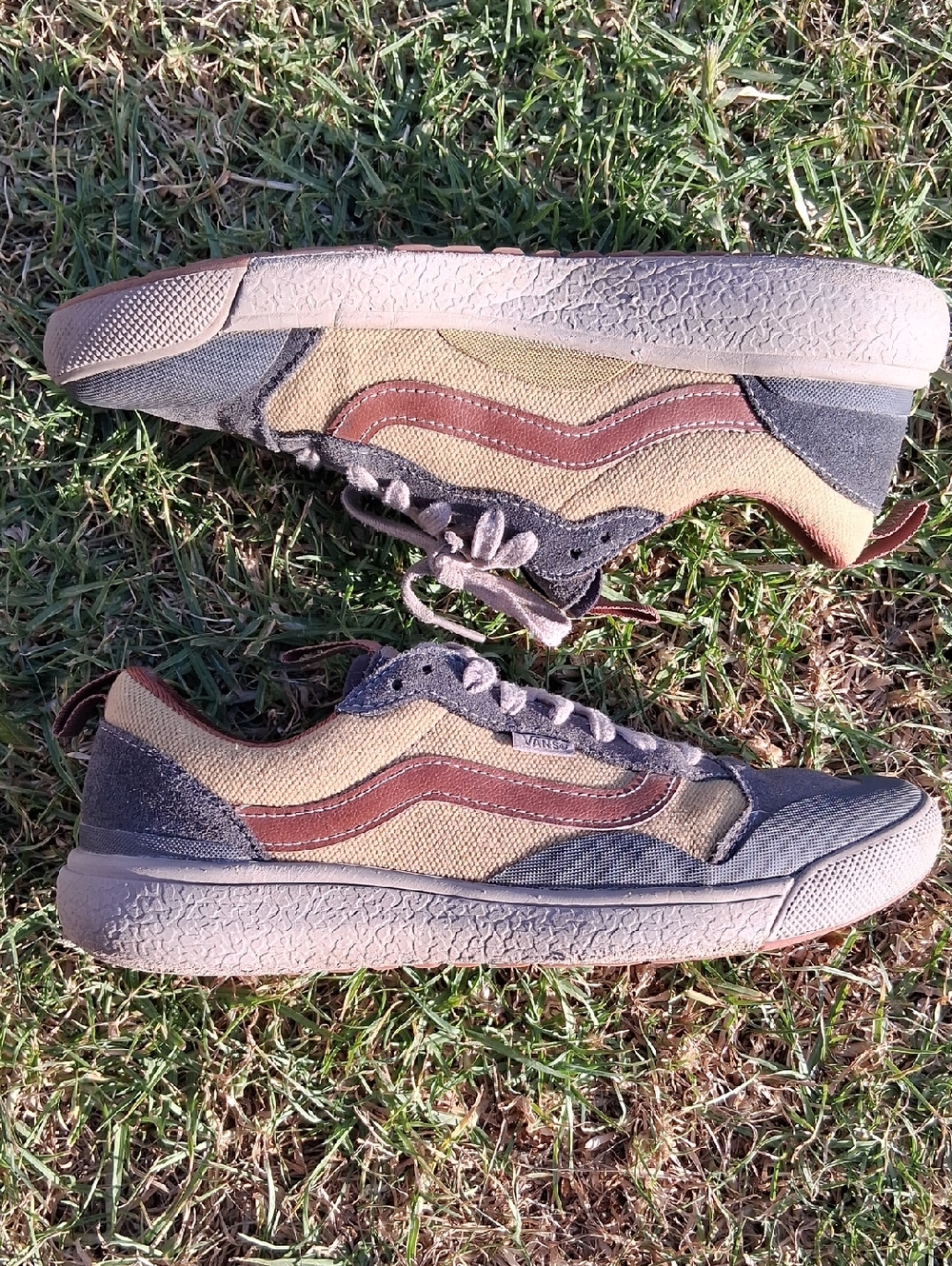 Vans Ultra Rang  Gray and Brown Men's Sneakers